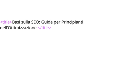 Titolo di HTML 